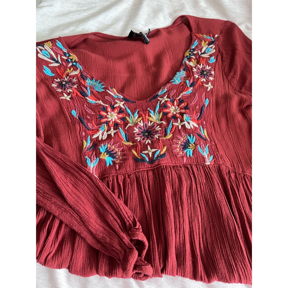 Burnt orange tunic